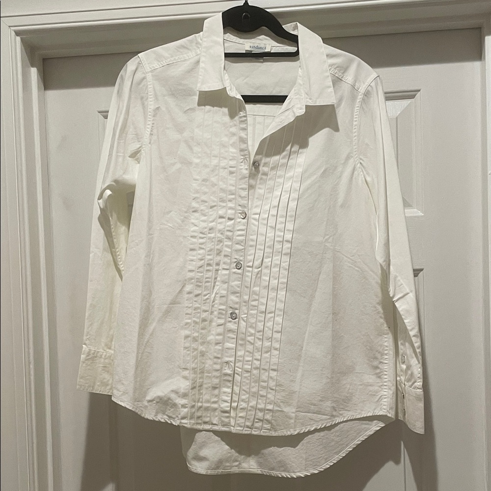 Sundance White Tuxedo Shirt